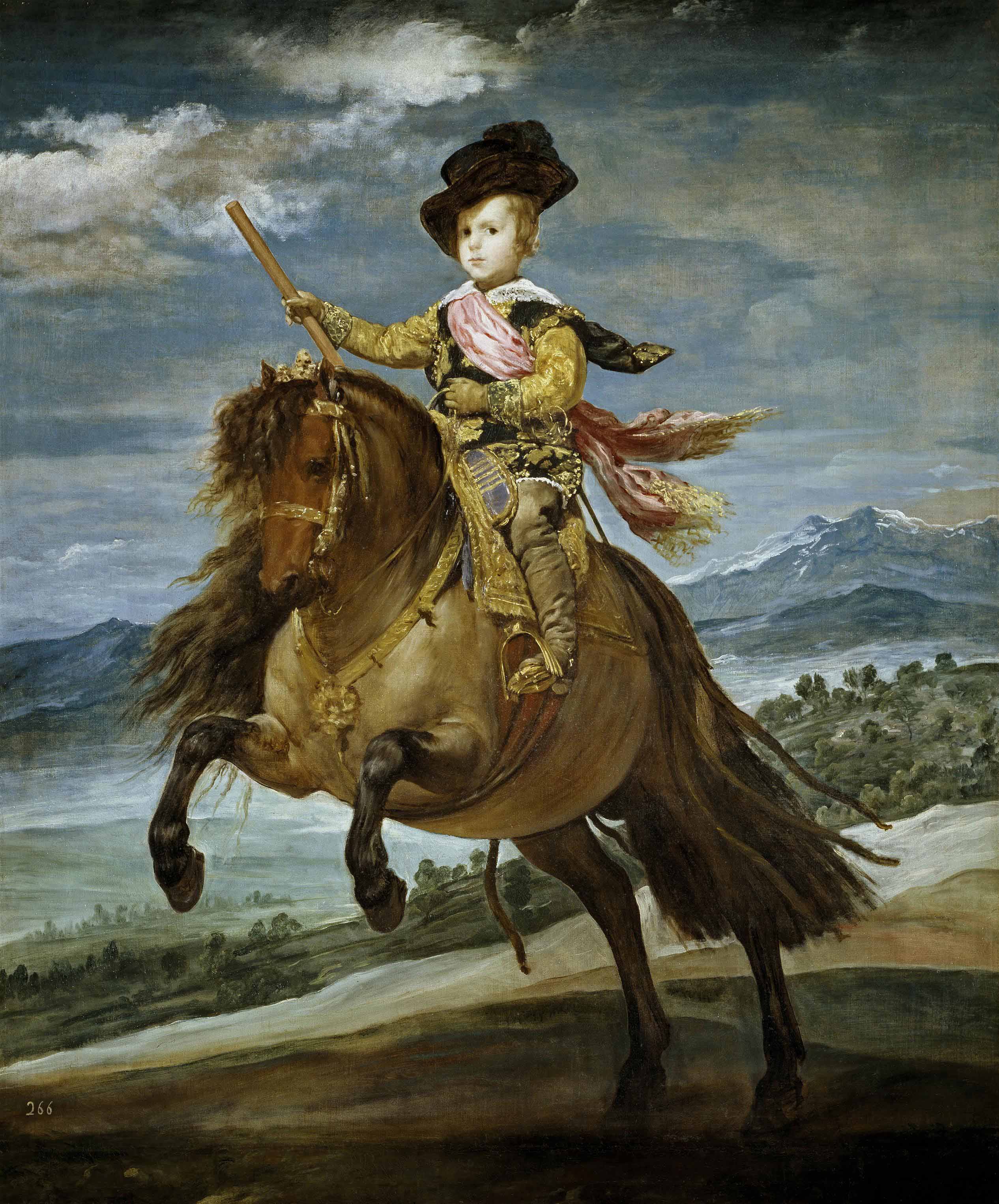 Equestrian Portrait of Prince Balthasar Charles